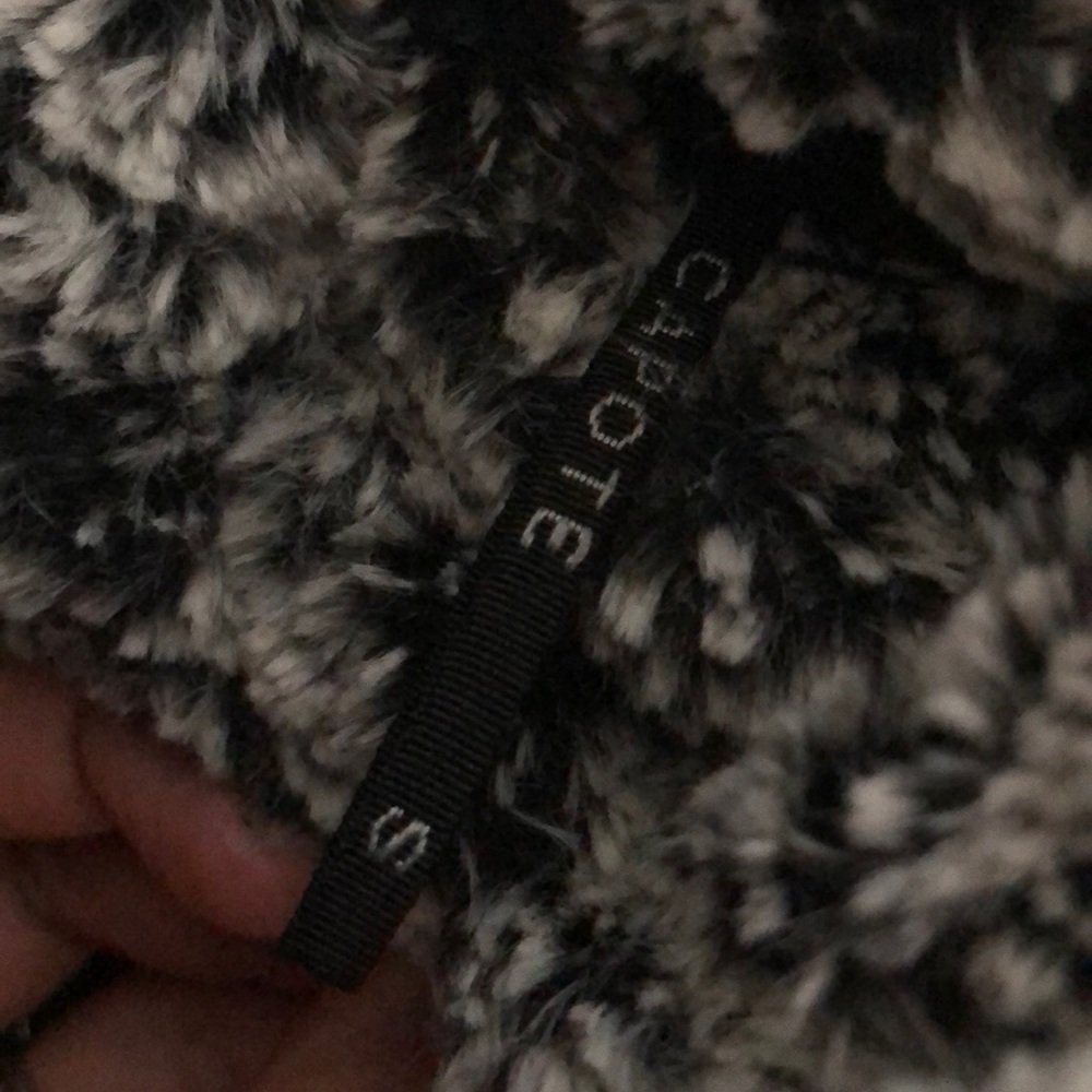 Faux-Fur- Trimmed Cowl-Neck Sweater - Picture 5 of 5